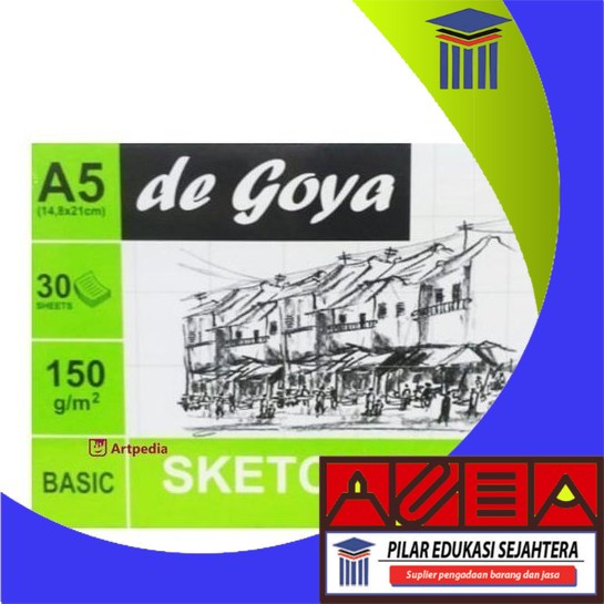 

BUKU GAMBAR DE GOYA UKURAN A5 (1 PCS ISI 30 LEMBAR) MURAH