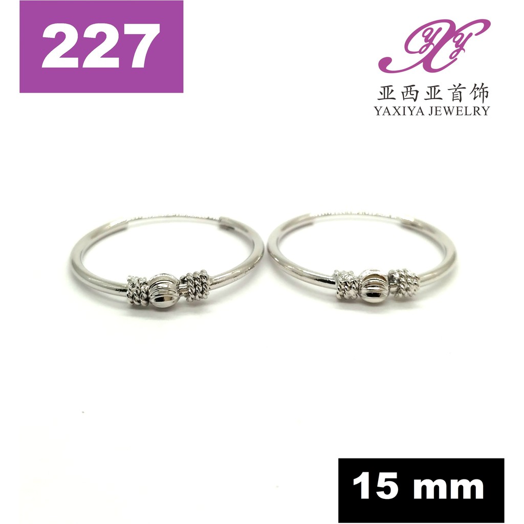 

Anting Gipsy Lapis Emas Putih Perhiasan Imitasi Yaxiya Jewelry 18K 227