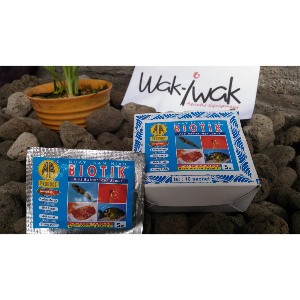 Obat Ikan Hias Biotik Obat Anti Bakteri Jamur Ikan