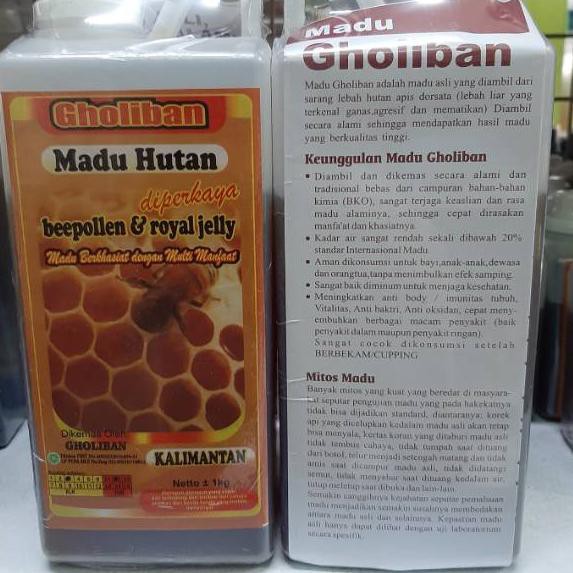 

Terlaris Madu murni madu ai kantan 1KG plus bee pollen royal jelly SHF ✅