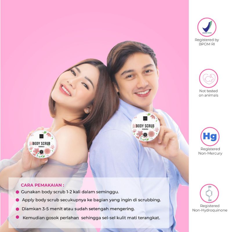 SCARLETT WHITENING SHOWER SCRUB ROMANSA - SF - PERAWATAN KULIT DAN WAJAH