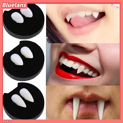 Gigi Palsu Zombie Devil Vampire Fang Untuk Cosplay Halloween