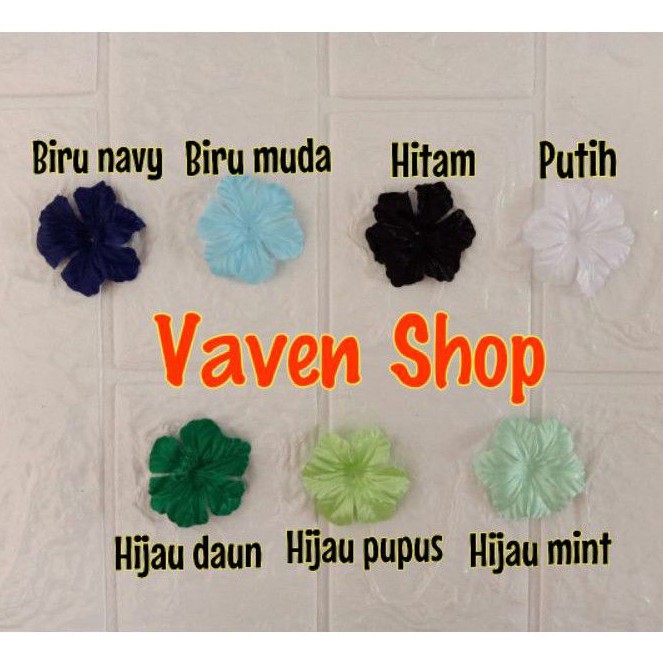 Aplikasi Kelopak Bunga 4 cm per 10 pcs