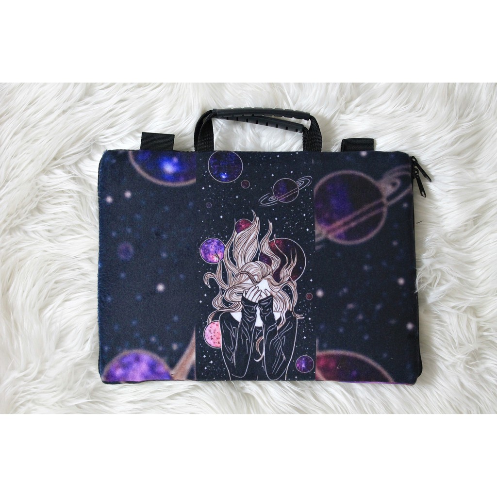 Tas Laptop Tas Notebook Sablon Woman Planet Galaxy 10 17 Inch Softcase Laptop Wanita Art Slim Bazels Shopee Indonesia