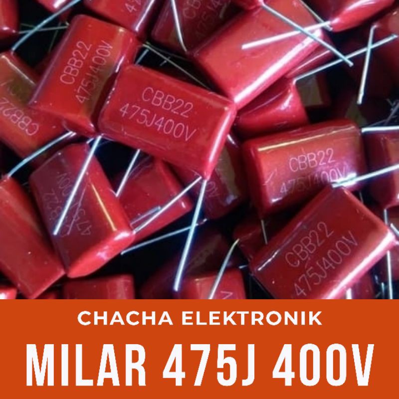 CAPASITOR MILAR 475J 400V