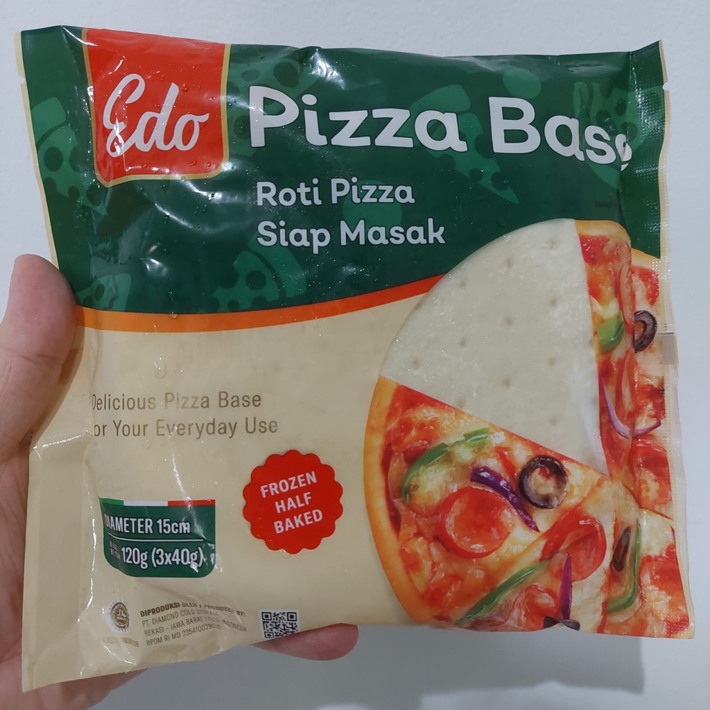 

pekanbaru / edo pizza roti pizza siap masak base 120g