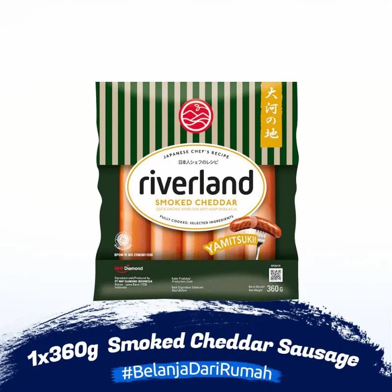 

RIVERLAND SMOKED CHEDDAR 360GR