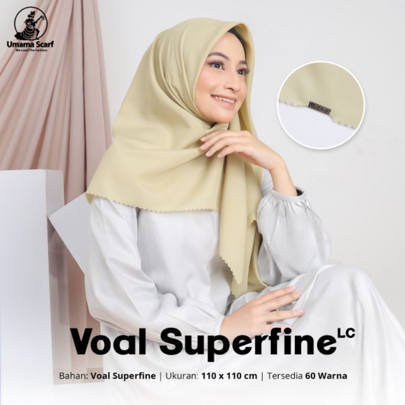 Jilbab Umama Laser Cut Voal Superfine ORIGINAL berplat BESI Kerudung Hijab Segi Empat
