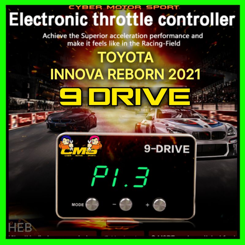Throttle kontrol TOYOTA INNOVA REBORN 2021 9drive trotel controller /INNOVA throtel eco sport racing