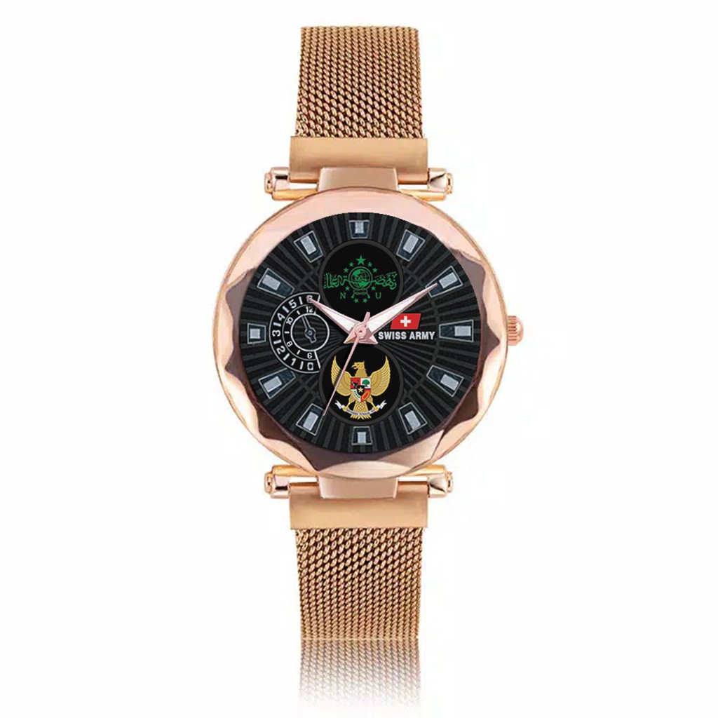 Jam Tangan Wanita Custom - NU-GARUDA Free Box &amp; Batre Cadangan