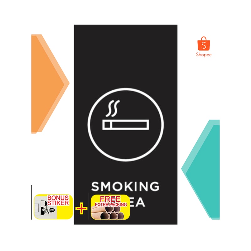 

Grosir Smoking Area / Sign Board Akrilik Printed Keren