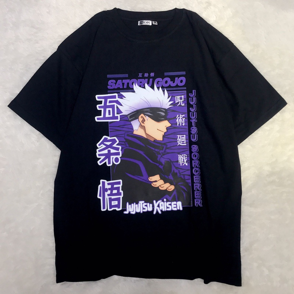 Tshirt Gojo Satoru Portrait Anime Manga Jujutsu Kaisen Premium Unisex