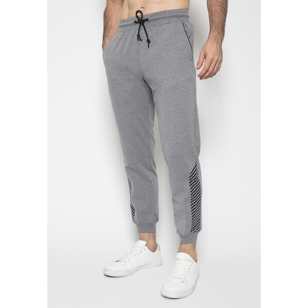 Celana Jogger - Warna Grey - Double Back Pocket - AWP.488.108.A588.C - Free keychain