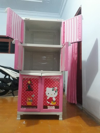 Lemari Plastik Napolly Hello Kitty Xx2 Ktsh