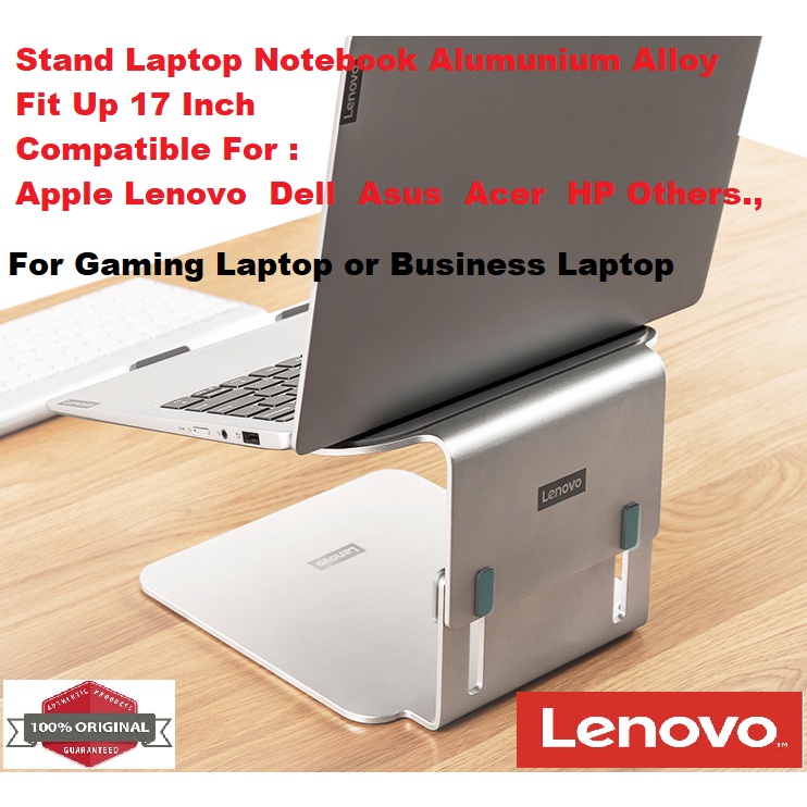 Lenovo Stand Laptop Notebook Portable Alumunium Alloy Original