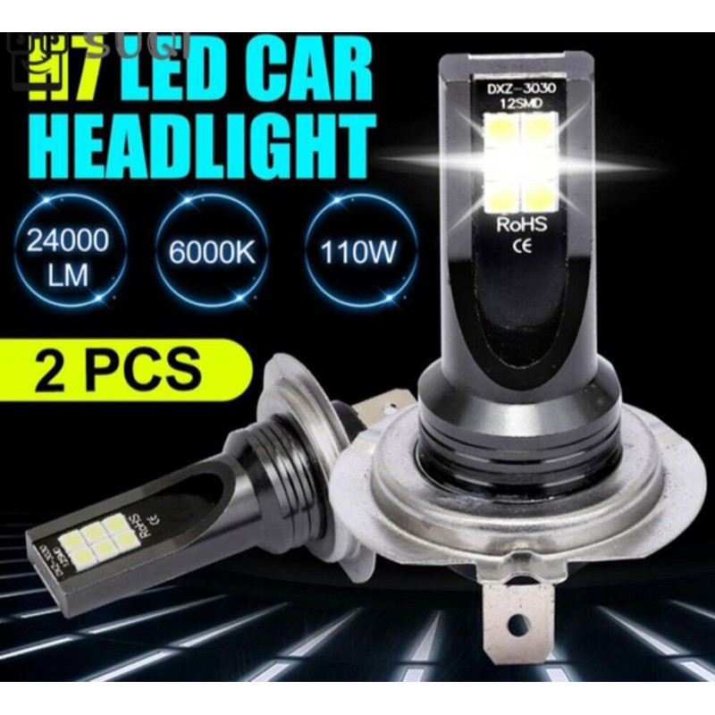 [COD] Lampu Kabut Mobil H7 LED Sepasang