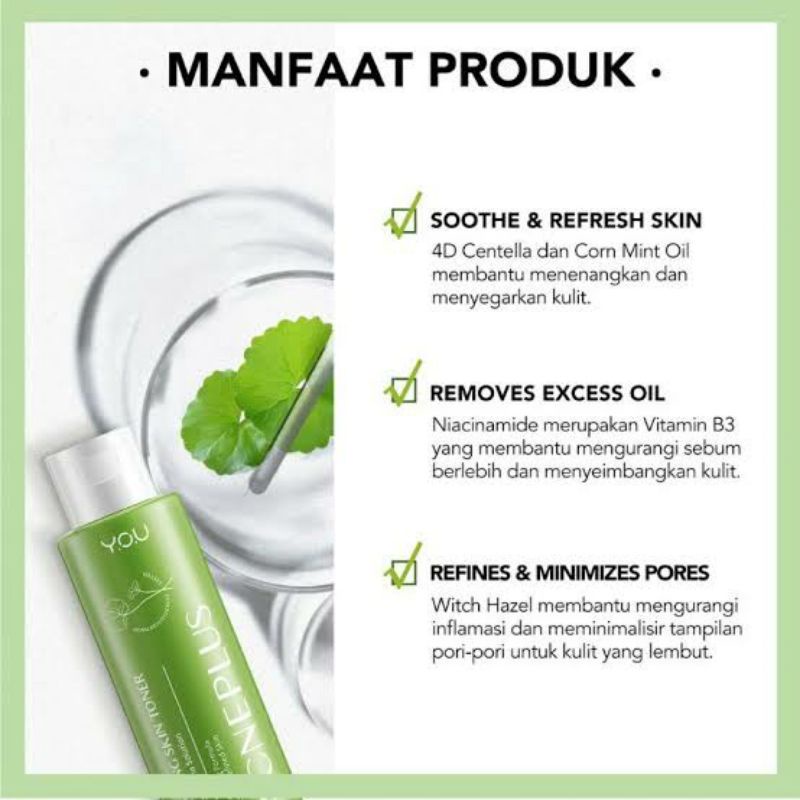 Toner Wajah YOU Acne Plus Balancing Toner (100ml)