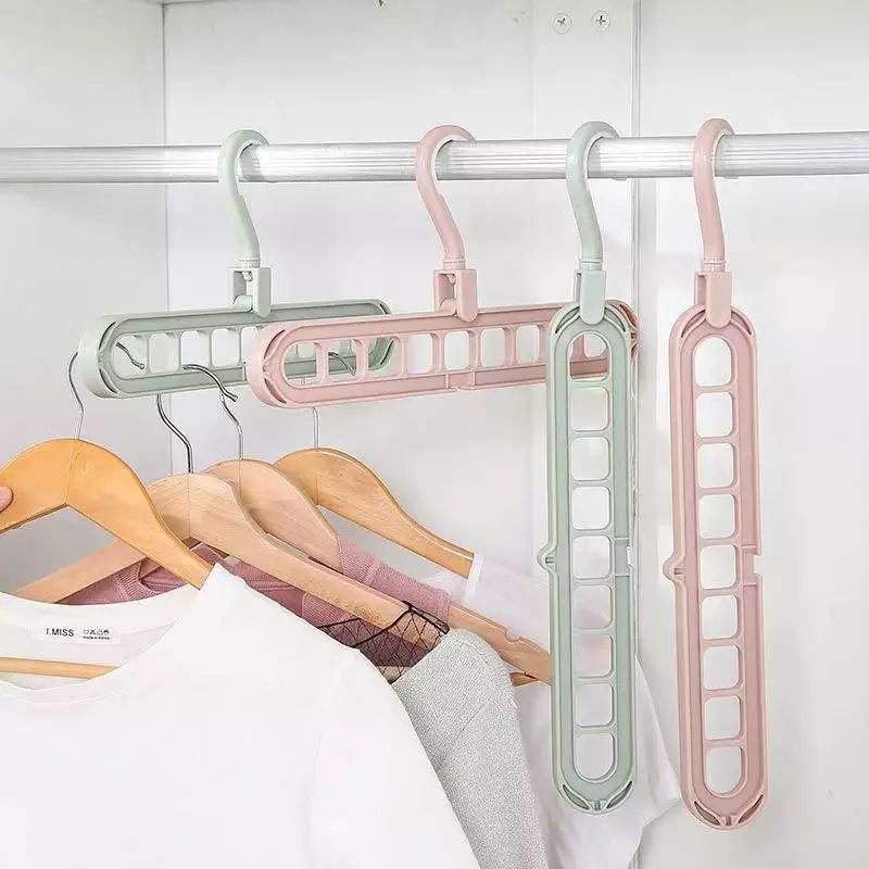 Gantungan Baju 9 lubang Magic Hanger Instant 9 in 1 Gantungan Baju 9 in 1