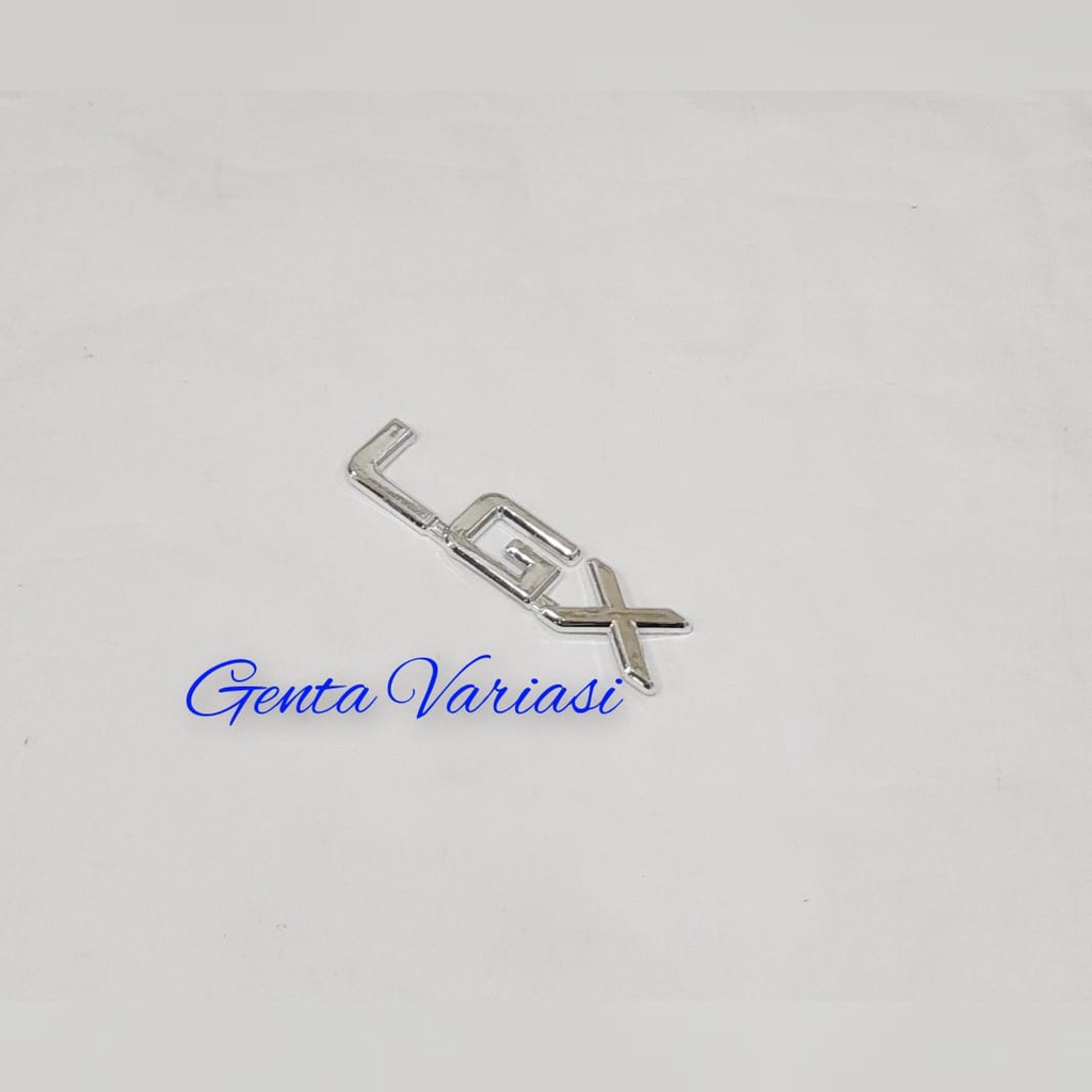 Emblem Lgx/Kijang Lgx/Logo lgx/Emblem Toyota Kijang Lgx Chrome