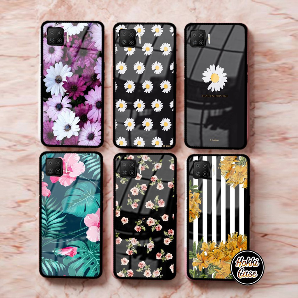 Softcase Glass Kaca  RENO 4F - [H226] - Softcase kaca RENO 4F - Casing Kaca  RENO 4F