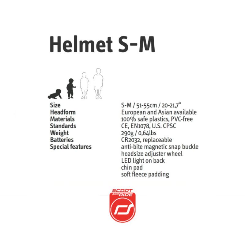 Scoot and ride helmet highway kick 1 / helm pelindung kepala uk S&amp;M