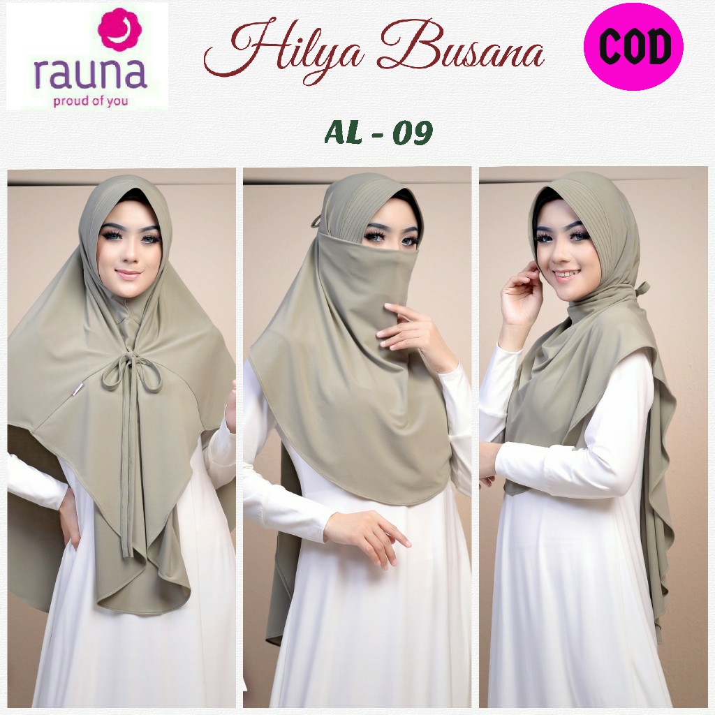 Rauna SALE Bergo Pet Jersey 3in1 / AL 01 - 10 / Fashion Muslim / BONUS Ciput