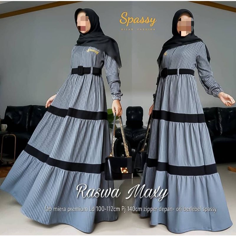 Raswa Maxy Dress by Spassy Hijab