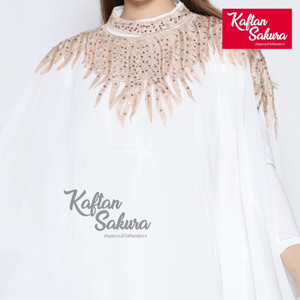 Kaftan Wanita Muslim All Size Jumbo Model Bordir Akar payet untuk lebaran pesta kondangan terbaru mewah kekinian GRATIS CIPUT GRATIS INNER MANSET