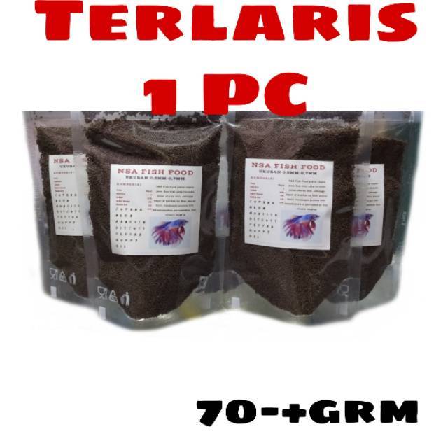 Pakan Ikan Cupang NSA Pelet ikan hias moly glowfish manfish