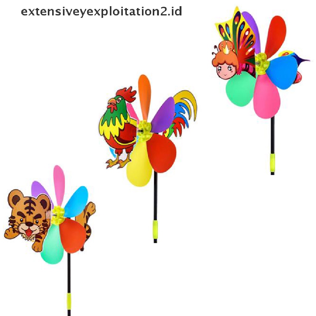 (Hotter1) Kincir Angin Warna Warni 21inch Windmill Kids