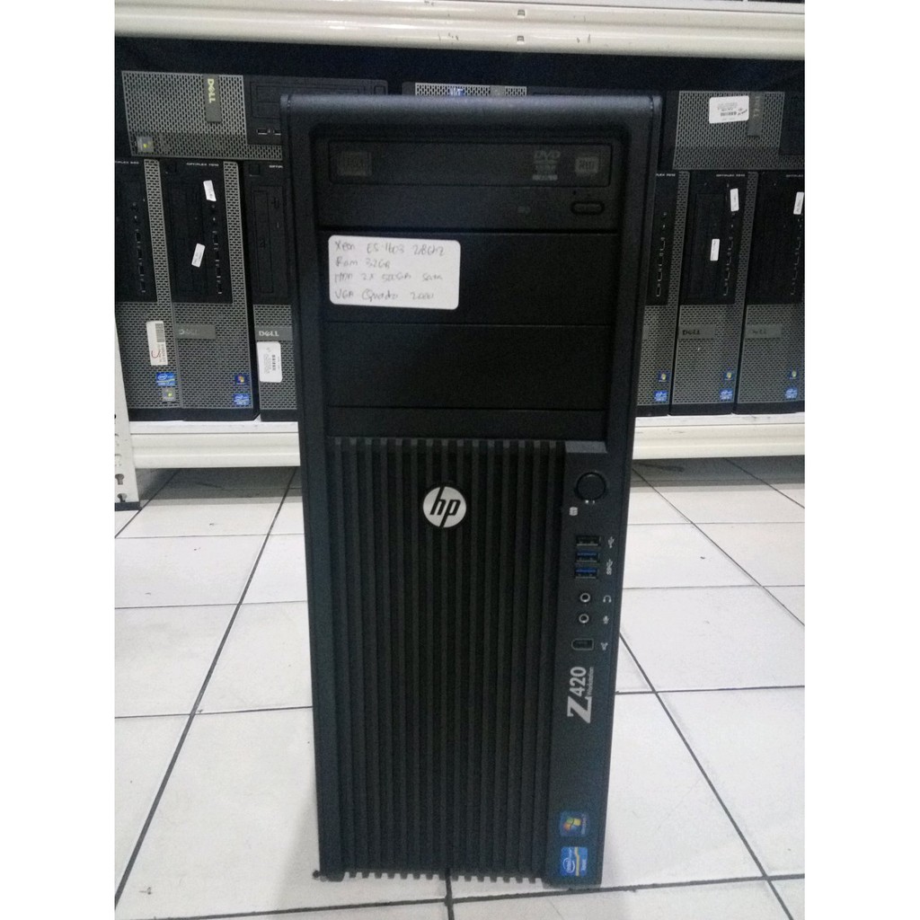 PC Server Hp workstation z420- intel XEON E5 1603 - Ram 8gb - Hdd