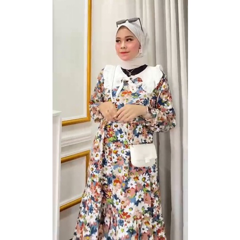 Gamis Midi / Mini Dres Rayon Ld100-110