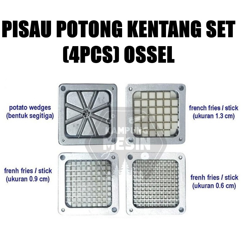 Pisau Set Alat Potong Kentang Ossel Pisau Potong Kentang PISAU POTONG KENTANG MANUAL