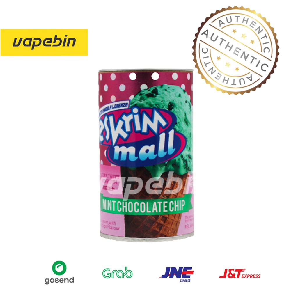 LIQUID ES KRIM MALL V1 - ESKRIM MALL MINT CHOCOLATE CHIP - 60ML