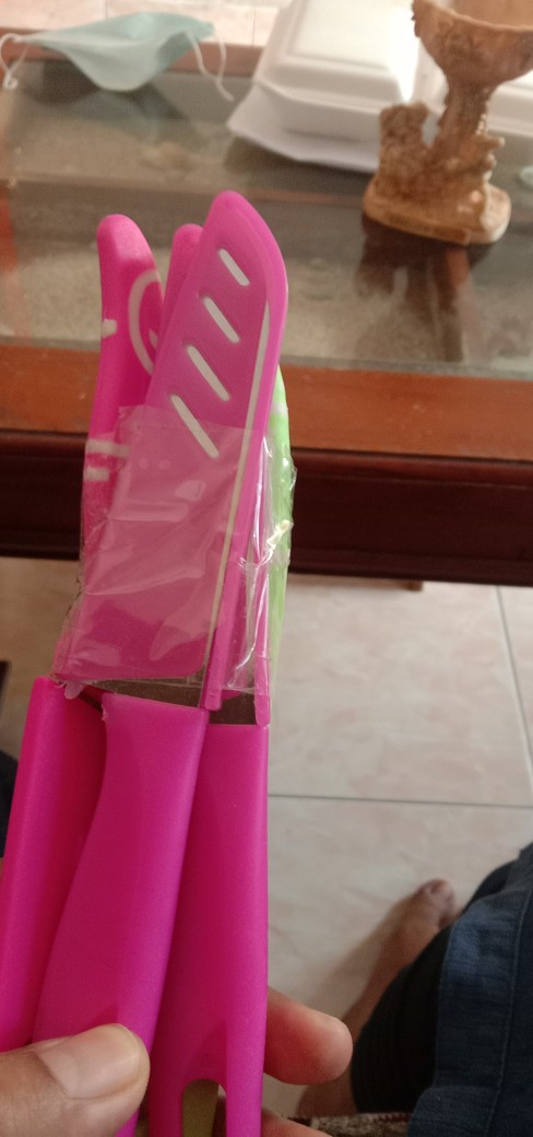 Pisau Apel / Pisau Buah Warna / Pisau Dapur Tajam / Pisau Sarung Murah 10171