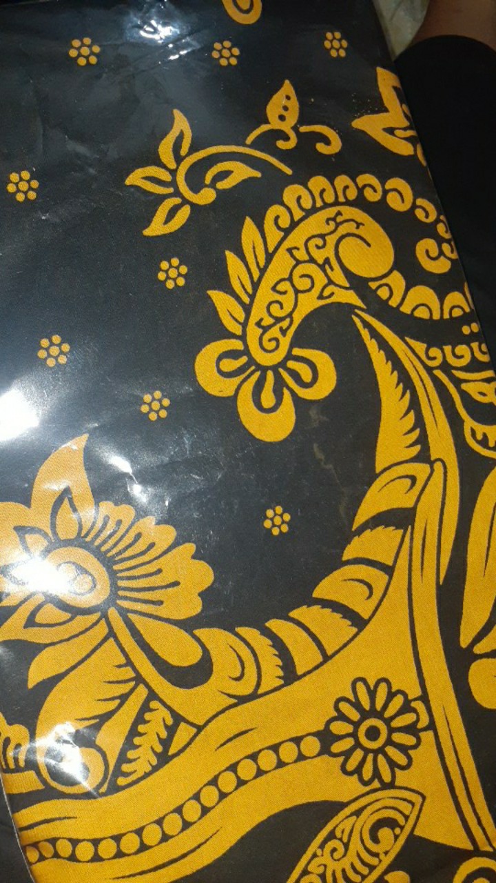 Kain Batik Solo (grounding) Motif Keris Warna Coklat