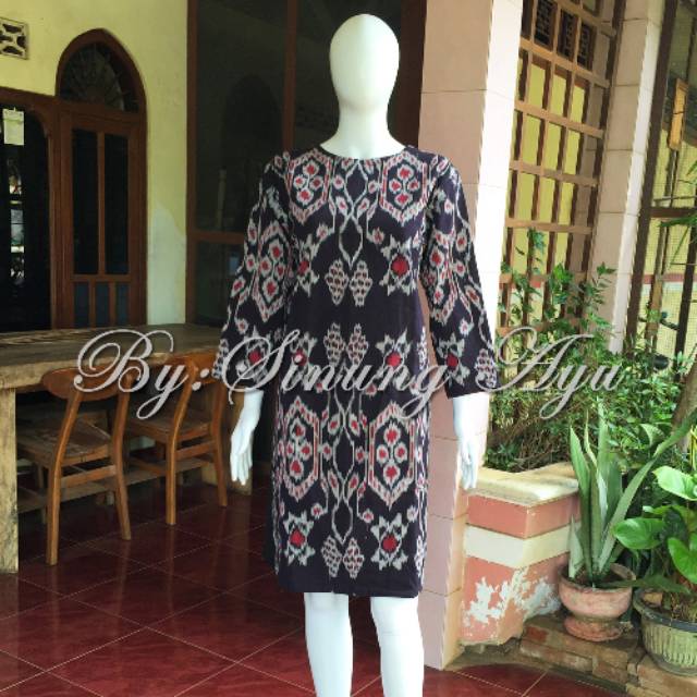 DRESS TENUN IKAT MOTIF NTT