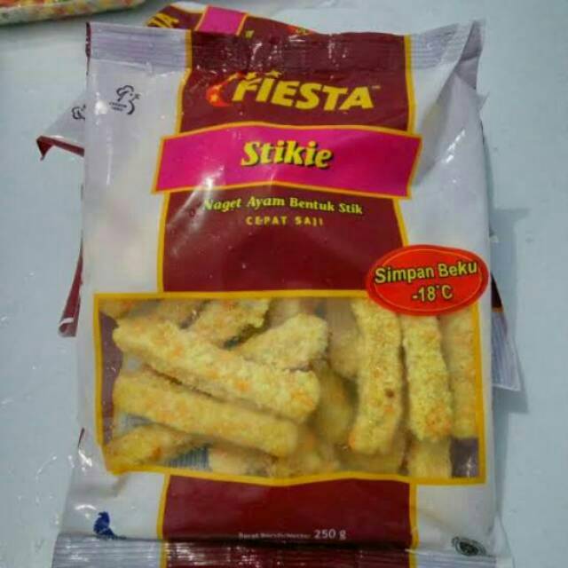 

fiesta nugget stikie 250 gr / nugget ayam stike