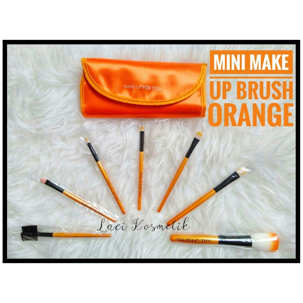 ✨LACIKOSME✨ [ Isi 7 Kuas ] Mini Make Up Brush 7 In 1