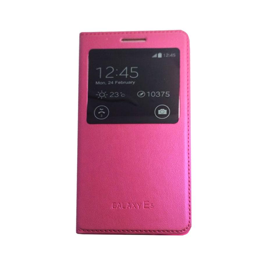 Aimi Ume Sarung Dompet Samsung Galaxy E5 Case / Casing / Flipcover