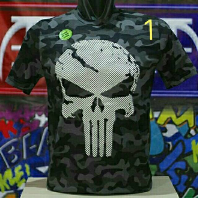 Kaos Superhero Wash dan Motif