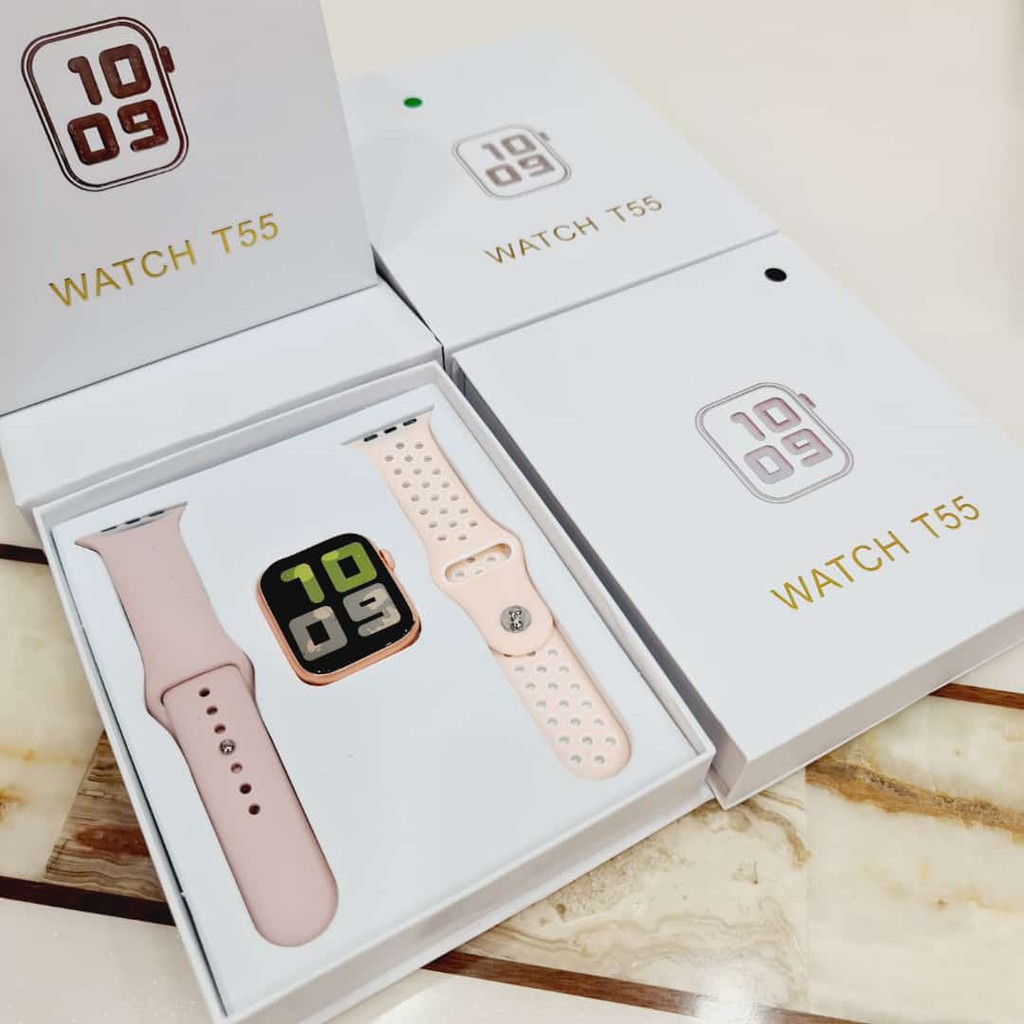 TERLARIS NOW ✅ T55 / T500 Original SmartWatch Double Strap / 2 Tali Bisa Telpon Untuk IOS  / ANDROID