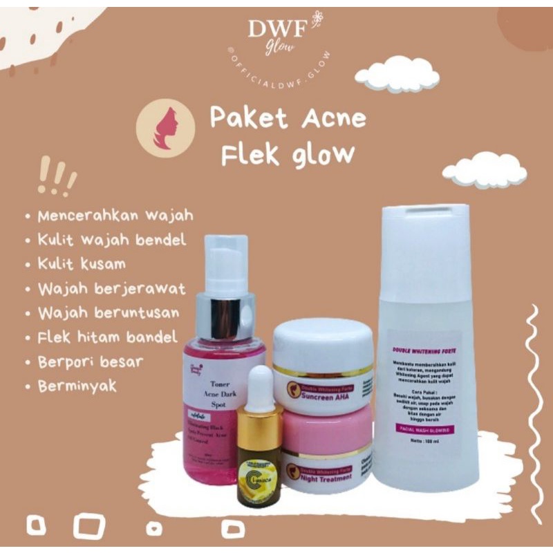 Dwf glow acne flek
