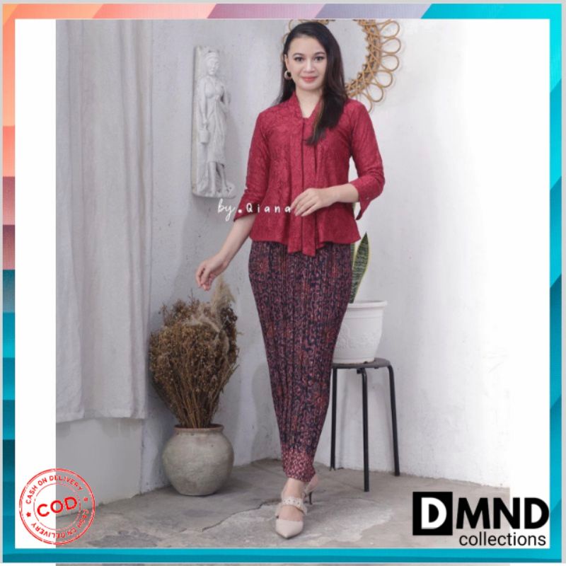 STELAN KEBAYA FLOY BROKAT/KEBAYA MODERN/KEBAYA KONDANGAN/KEBAYA ACARA/KEBAYA