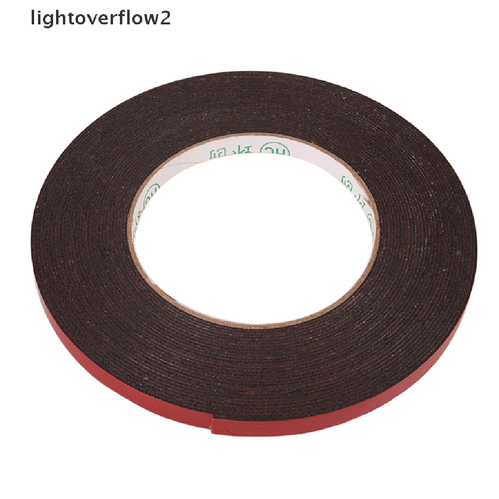 (Light2) Double Tape Kuat Permanen Panjang 10m Dengan Garis Merah