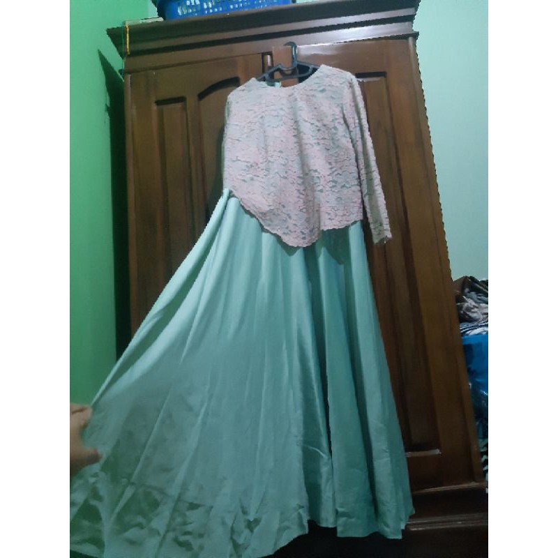 gamis brukat ld 110