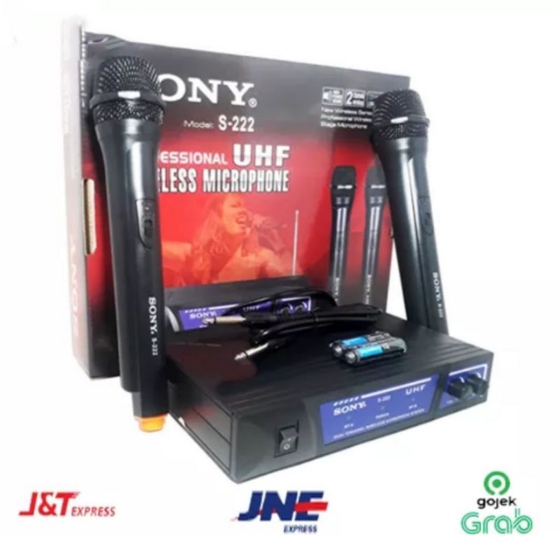 Mic tanpa kabel,mic wireless,mic karaoke Sony 222,SN 998,SN778
