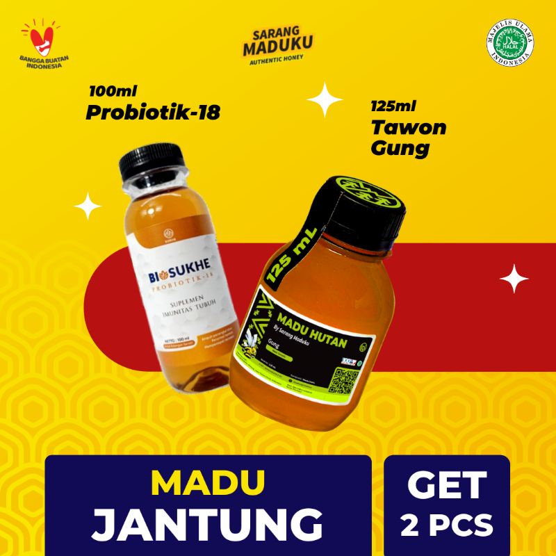 

Sarang Maduku - Madu Khusus Jantung Asli Murni Raw Honey