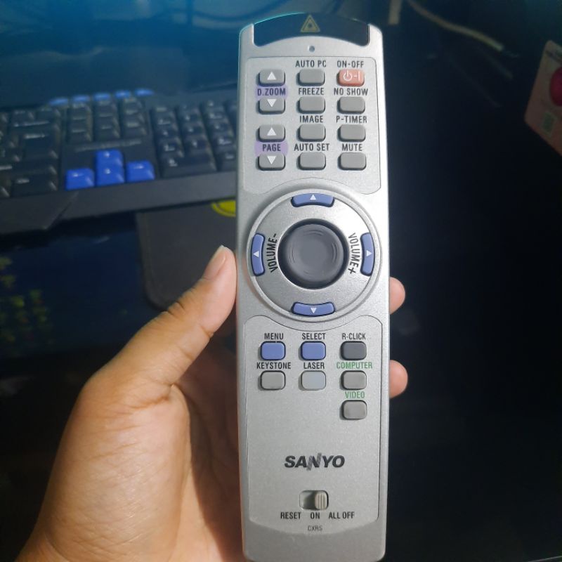 REMOTE REMOT PROYEKTOR PROJECTOR SANYO CXRS ORIGINAL ASLI