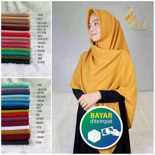  ASSYFA DISKON JILBAB  SEGIEMPAT DIAMOND 120cm HIJAB 